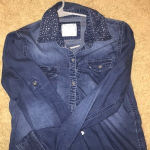 Justice jean shirt